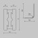 Трек подвесной Maytoni Accessories for tracks Flarity TRX154-RC80-PT