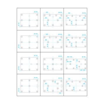 Душевой поддон прямоугольный RGW ST-W Белый 700x1400-17