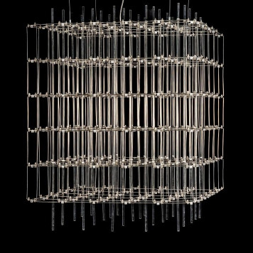 Подвесная люстра O-LUCE Cosmic Glass ячейка 15*15 см 1094011-0-2