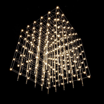 Подвесная люстра O-LUCE Cosmic Glass ячейка 15*15 см 1094011-6-1