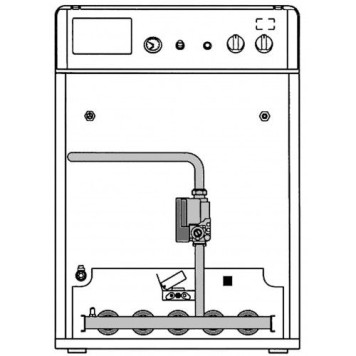 Газовый напольный котел Ferroli PEGASUS 56 с атмосферной горелкой (0E4L6AWA)-1