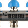 Распределительный коллектор REHAU HKV-D на 9 контуров из нержавеющей стали