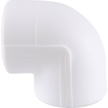 Угольник Kalde d=25 90 градусов для сварки полипропиленовых труб (белый)-2