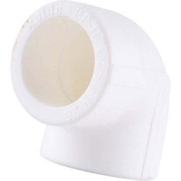 Угольник Kalde d=25 90 градусов для сварки полипропиленовых труб (белый)-5