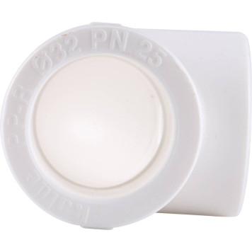 Угольник Kalde d=32 90* для сварки полипропиленовых труб (белый)-7