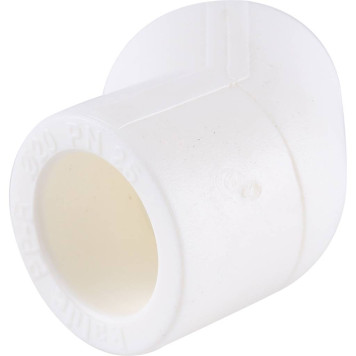 Угольник Kalde d=20 45 градусов для сварки полипропиленовых труб (белый)