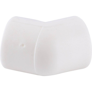 Угольник Kalde d=20 45 градусов для сварки полипропиленовых труб (белый)-2