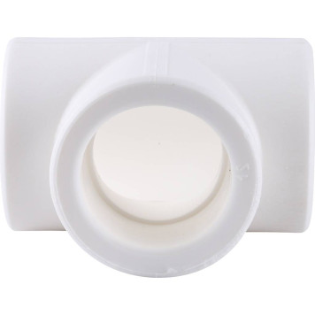 Тройник Kalde d=40 для сварки полипропиленовых труб (белый)-2