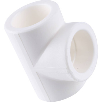 Тройник Kalde d=40 для сварки полипропиленовых труб (белый)-4