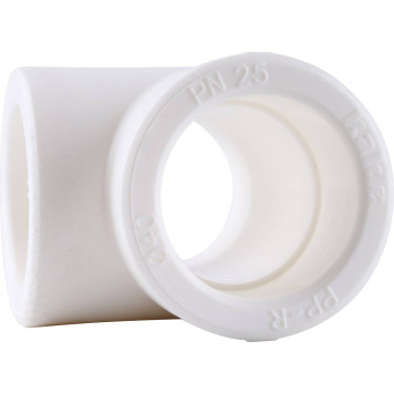 Тройник Kalde d=40 для сварки полипропиленовых труб (белый)-5