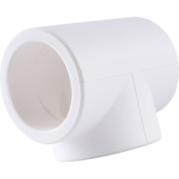 Тройник Kalde d=75 для сварки полипропиленовых труб (белый)-1