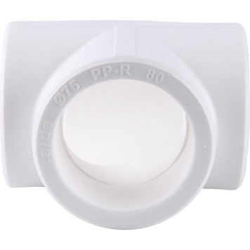 Тройник Kalde d=75 для сварки полипропиленовых труб (белый)-2