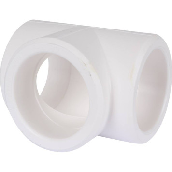 Тройник Kalde d=90 для сварки полипропиленовых труб (белый)