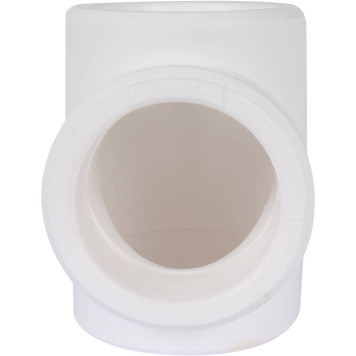 Тройник Kalde d=90 для сварки полипропиленовых труб (белый)-3