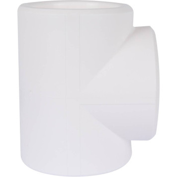 Тройник Kalde d=90 для сварки полипропиленовых труб (белый)-5