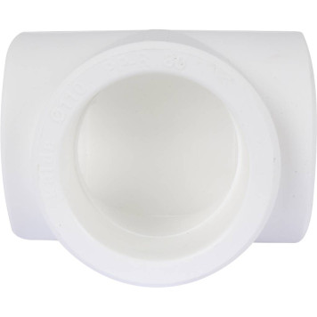 Тройник Kalde d=110 для сварки полипропиленовых труб (белый)-1