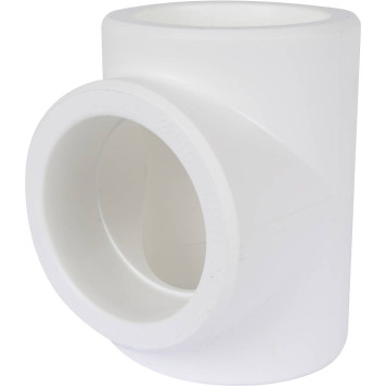 Тройник Kalde d=110 для сварки полипропиленовых труб (белый)-2