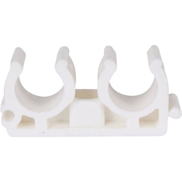 Двойное крепление Kalde для сварки полипропиленовых труб d=16, белое-1