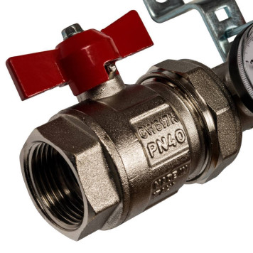 Коллектор STOUT из нержавеющей стали 3 вых. без расходомеров-3