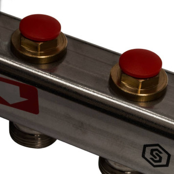 Коллектор STOUT из нержавеющей стали 3 вых. без расходомеров-7