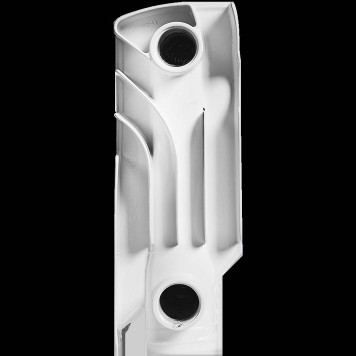 Радиатор алюминиевый ROMMER Plus 200 10 секций боковое подключение (RAL9016) RAL-3210-020010 (RAL-3210-020010)-2