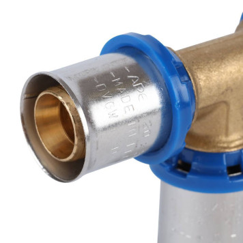 Тройник равнопроходный APE 20х20х20 для металлопластиковых труб прессовой-6