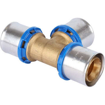 APE Тройник равнопроходный 32х32х32 для металлопластиковых труб прессовой-1