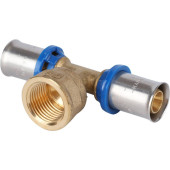 Тройник-переходник APE с внутренней резьбой 16х1/2 х16 для металлопластиковых труб прессовой (ARL2103101)