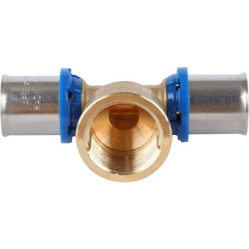 Тройник-переходник APE для металлопластиковых труб с внутренней резьбой 20х3/4х20 прессовой-3