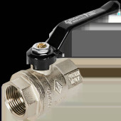 Кран шаровой BUGATTI Oregon (ручка-рычаг алюминий) внут-внут резьба 3/4 (03000169)