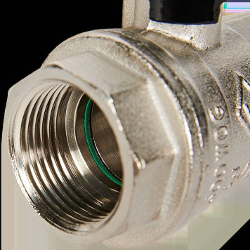 Шаровой кран BUGATTI Oregon с ручкой-рычагом из алюминия, внутренняя резьба 3/4.-1