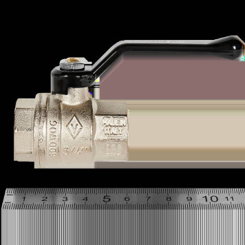 Шаровой кран BUGATTI Oregon с ручкой-рычагом из алюминия, внутренняя резьба 3/4.-2