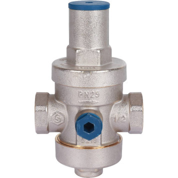 Редуктор давления STOUT PN25 Вн/Вн 1/2 с выходом под манометр-1