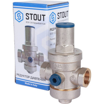 Редуктор давления STOUT PN25 Вн/Вн 1/2 с выходом под манометр-9
