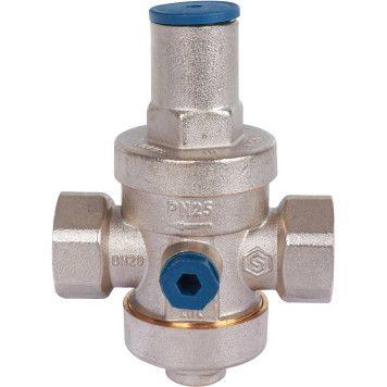 Редуктор давления STOUT PN25 Внутренняя резьба 3/4 с выходом под манометр-1