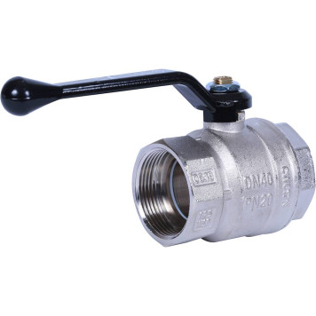 Шаровой кран BUGATTI Arizona с ручкой-рычагом из алюминия, внутренняя резьба 1 1/2.-1