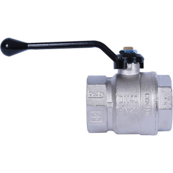 Шаровой кран BUGATTI Arizona с ручкой-рычагом из алюминия, внутренняя резьба 1 1/2.-2