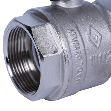 Шаровой кран BUGATTI Arizona с ручкой-рычагом из алюминия, внутренняя резьба 1 1/2.-4