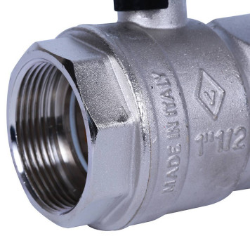 Шаровой кран BUGATTI Arizona с ручкой-рычагом из алюминия, внутренняя резьба 1 1/2.-5