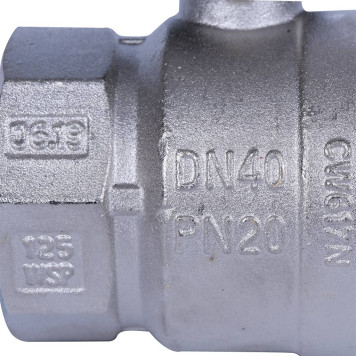 Шаровой кран BUGATTI Arizona с ручкой-рычагом из алюминия, внутренняя резьба 1 1/2.-6