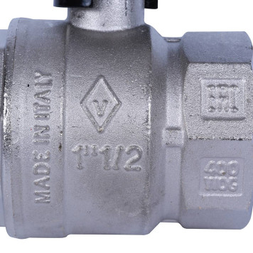 Шаровой кран BUGATTI Arizona с ручкой-рычагом из алюминия, внутренняя резьба 1 1/2.-7