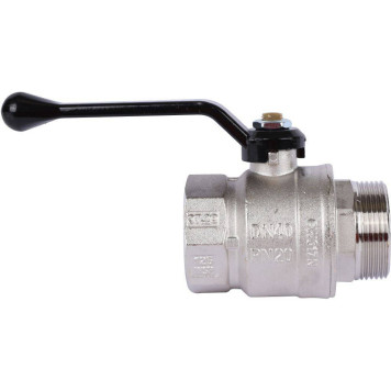 Шаровой кран BUGATTI Arizona с ручкой-рычагом из алюминия, внутренняя наружная резьба 1,5 дюйма.-3