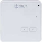 Беспроводной комнатный регулятор R-8z, белый STOUT STE-0101-008003 (STE-0101-008003)
