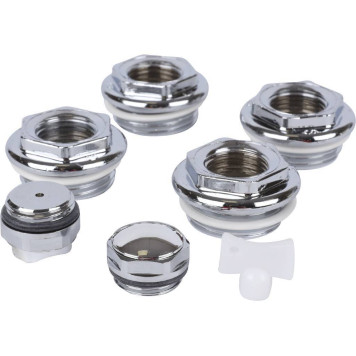 Присоединительный набор для радиатора Global 011046 CHROME Global KIT 1/2 (цвет хром.)) A046KIT1/299 (A046KIT1/299)-2