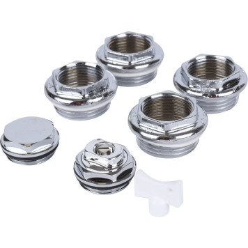 Присоединительный набор для радиатора Global 011048 CHROME Global KIT 3/4 (цвет хром.)) A048KIT3/499 (A048KIT3/499)-2