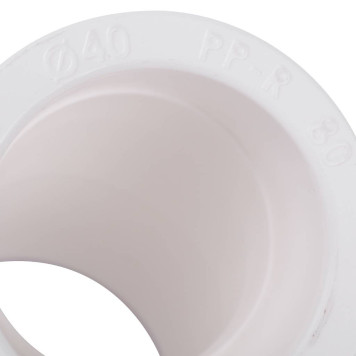 Угольник Kalde Россия d=40 45* для сварки полипропиленовых труб (белый)-4