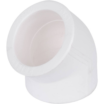 Угольник для сварки полипропиленовых труб Kalde Kalde Россия d=63, угол 45, цвет белый