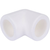 Угольник Kalde d=20 90 для полипропиленовых труб под сварку (цвет белый) (R.3212-elb-200000)