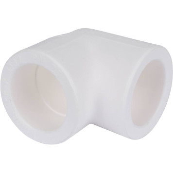 Угольник 90 градусов Kalde Россия для сварки полипропиленовых труб d=32, белый
