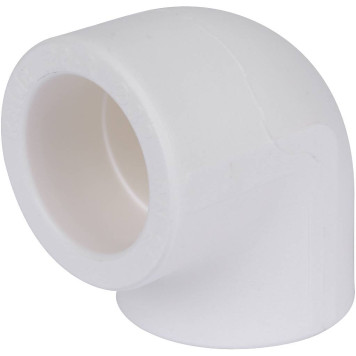 Угольник 90 градусов Kalde Россия для сварки полипропиленовых труб d=32, белый-1